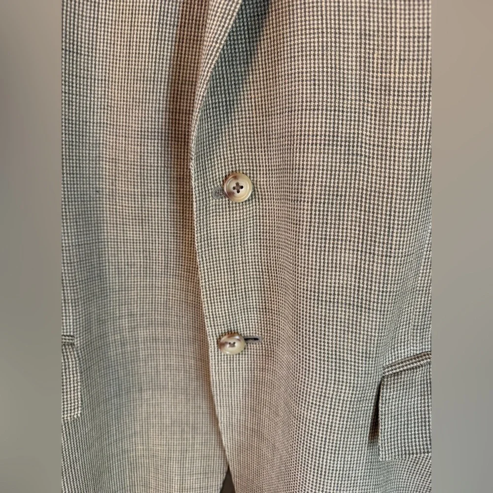 Polo Ralph Lauren Men’s Sport Coat Made in Italy 44 Long Tan Beige EUC
